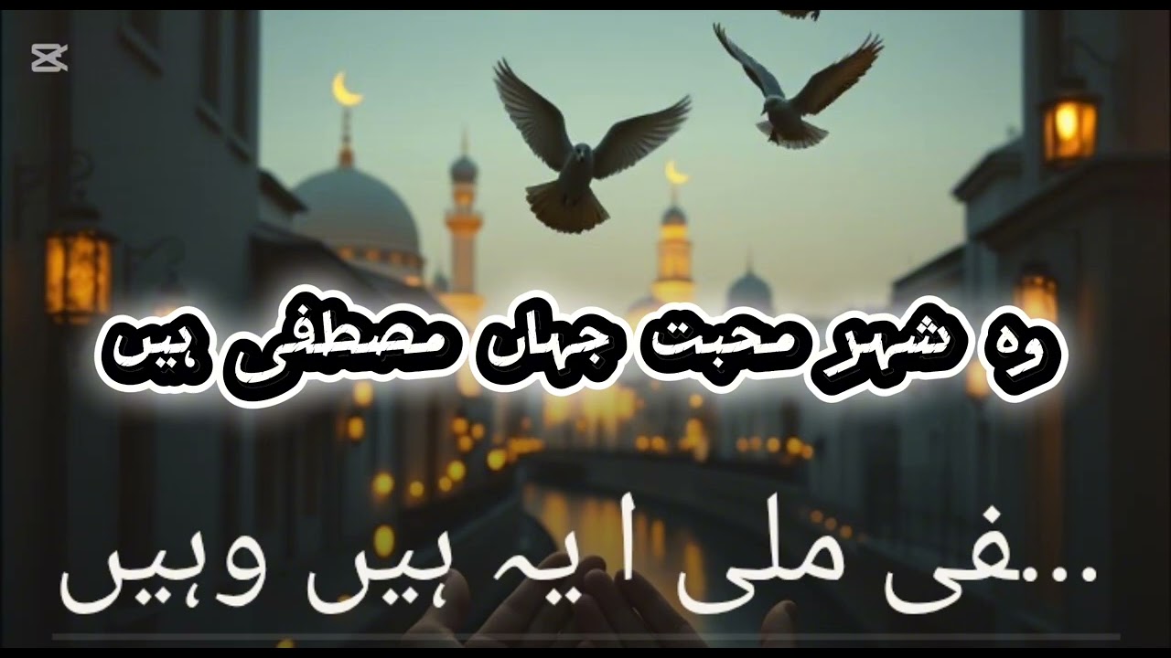 Vah shahar mohabbat Jahan mustfa hai.    Naat rasool #2 