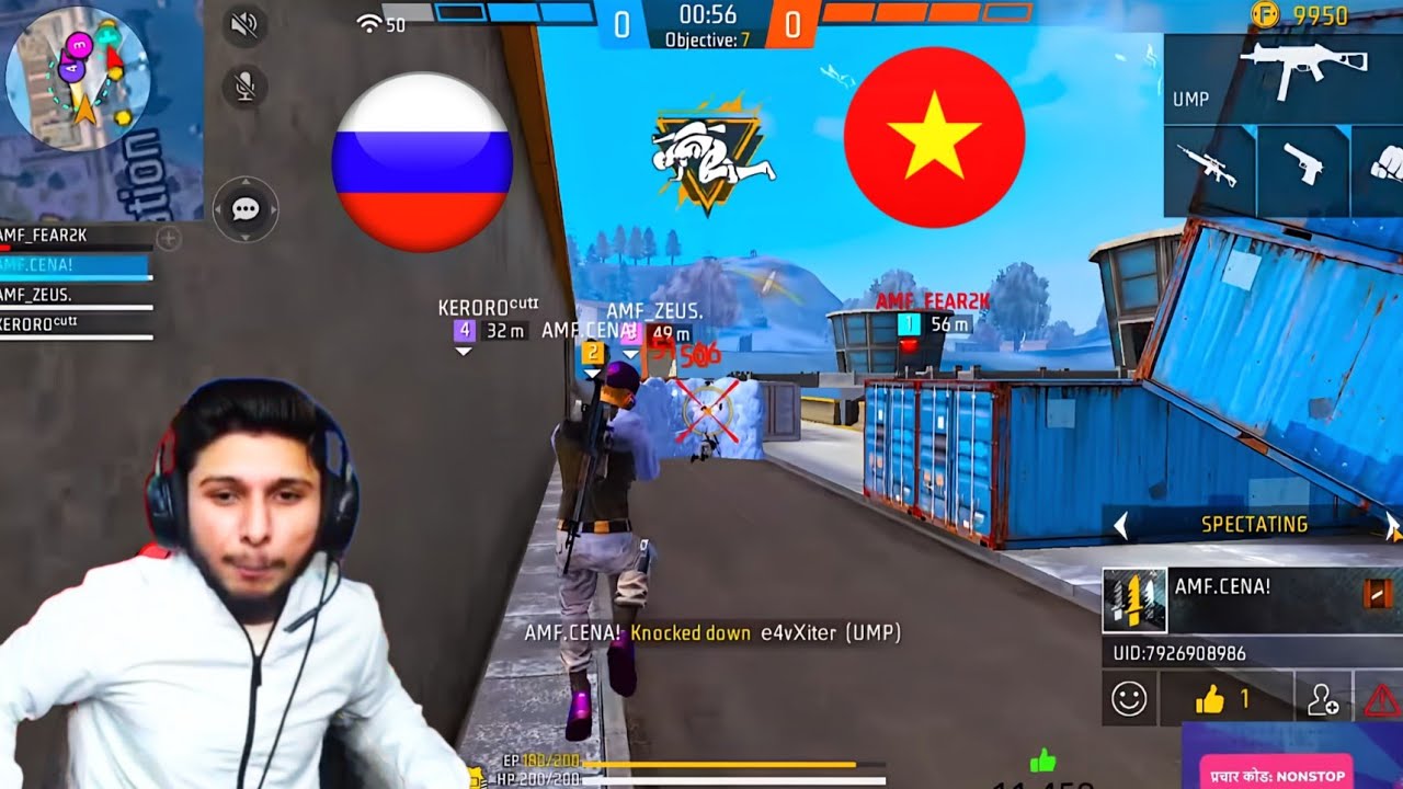 RUSSIAN SQUAD🇷🇺 VS VIETNAM SQUAD 🇻🇳 | CS CUP TOURNAMENT 🏆| 4 VS 4 ...