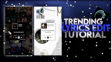 Instagram Trending Spotify Lyrics Card Edit Tutorial #alightmotion #spotify