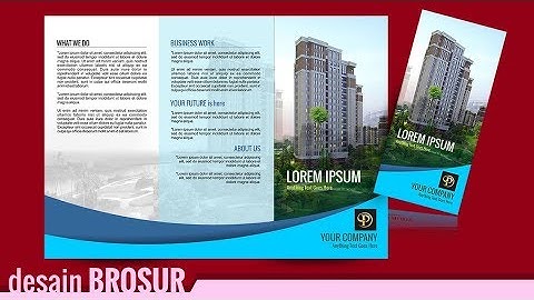 Cara membuat Desain brosur 3 Fold CorelDraw X6