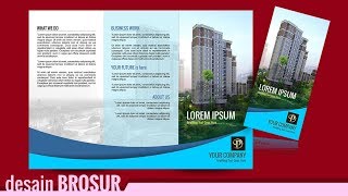 Cara membuat Desain brosur 3 Fold CorelDraw X6