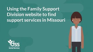 Using the Family Support Division website to find support services in Missouri