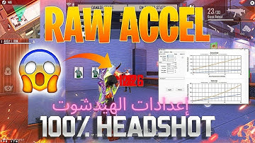 Raw Accel free fire   Only Headshot Settings PART 1 I إعدادات هيدشوت فري فاير