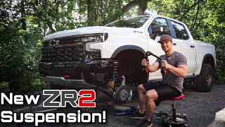 DIRT KING Suspension Install on my 2022 Silverado ZR2!