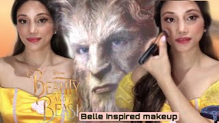 BEAUTY &THE BEAST BELLE  INSPIRED MAKEUP || MAKEUP TUTORIAL screenshot 2