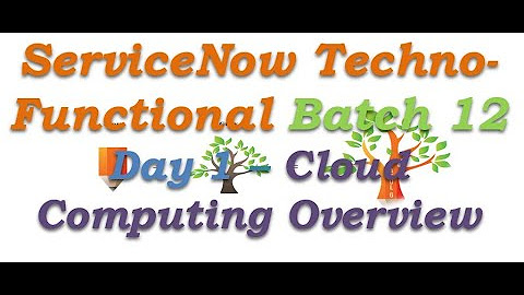 Batch12 || ServiceNow Techno Functional Training