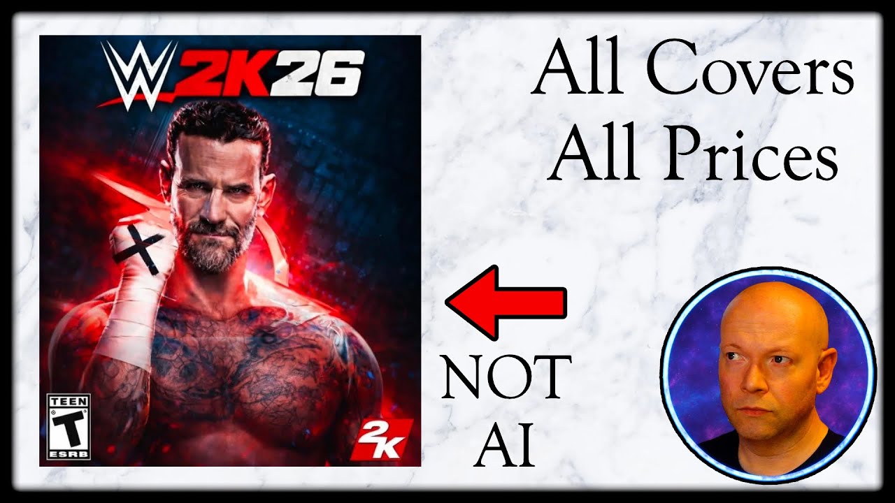 WWE 2K26 ● All 4 Covers And Prices For Each Edition - CM Punk Leaked Cover