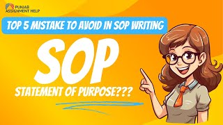 5 Mistakes to avoid for SOP writing for Study abroad application. Get perfection in creating an SOP