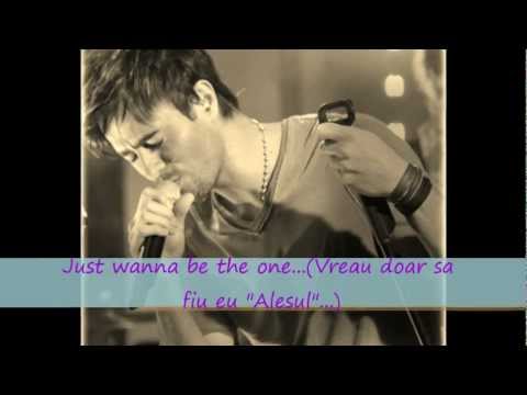 Enrique Iglesias Wish I Was Your Lover English Romanian Lyrics On Screen