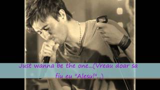 Enrique Iglesias - Wish i was your lover (english&romanian lyrics on screen)