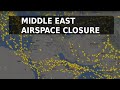 Middle East Airspace Closure - Israel/Iran Tensions