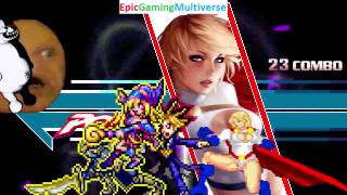 Power Girl & Yami Yugi VS Monokuma The Evil Teddy Bear & Annoying Orange In A MUGEN Match / Battle