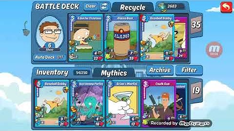 Animation Throwdown Adventure Battles and Showing all My Cards