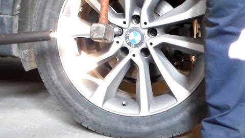 How to remove wheel locks without a key on BMW