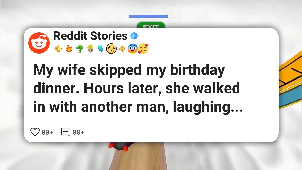 Моя жена пропустила мой праздничный ужин. Несколько часов спустя она вошла с другим мужчиной, сме...