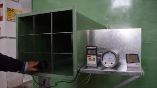 Leakage Testing of shut-off damper as per AMCA 511
