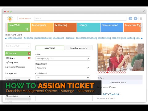 Franchise CRM Software - Naranga.com | How to Add Ticket? ncompass