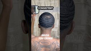 Fixing your 360 waves crown #360waves #homeoffade #hairstyle #360waver #taperedcut