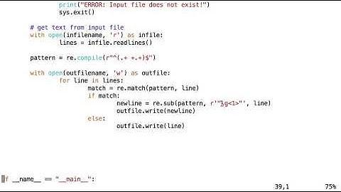 Web Scraping : using python re module to process text files part2