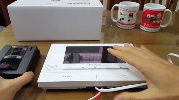 Hướng dẫn lắp đặt Chuông cửa có hình Panasonic VL SV71VN