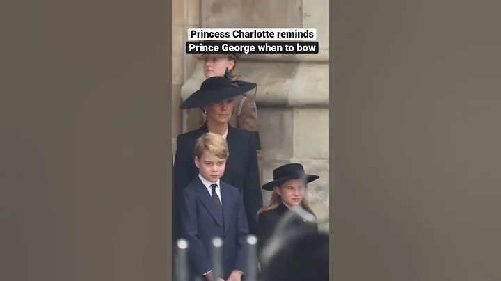 Princess Charlotte tells Prince George when to bow at Queen Elizabeth's State Funeral - DayDayNews