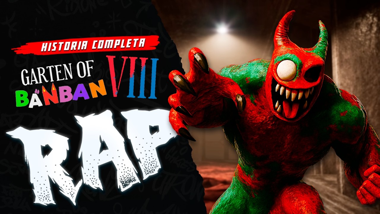 Te CUENTO TODA la HISTORIA! 😨 RAP de GARTEN OF BANBAN 8 😱 AleROFL