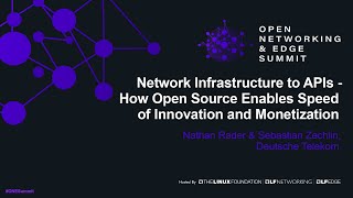 Network Infrastructure to APIs - How Open Source Enables Speed of Innovatio... N. Rader & S. Zechlin
