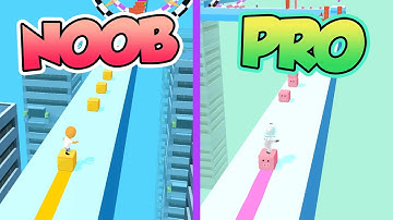 Cube Surfer! - Noob vs PRO, fails, funny moments