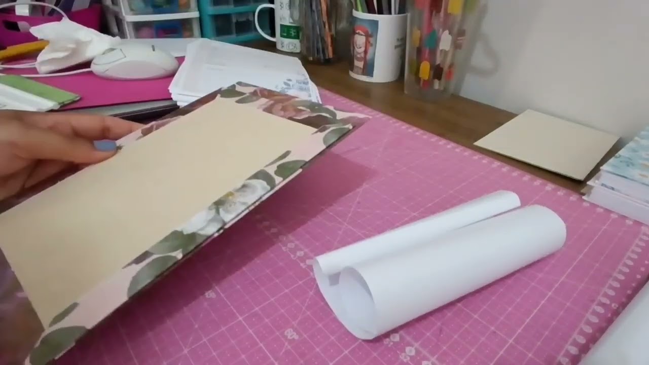 VLOG DE ROTINA DE ENCOMENDA| ENCADERNAÇÃO ARTESANAL 💜