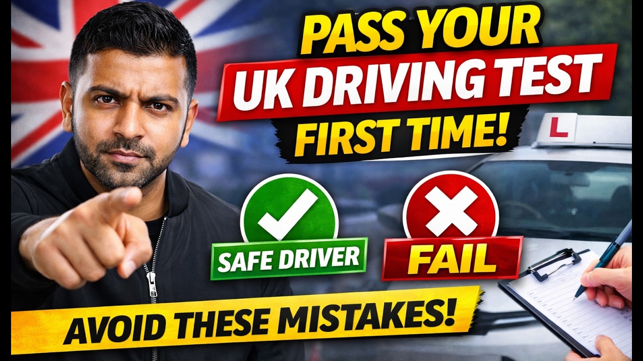 How to Pass UK Driving Test First Time Avoid These Mistakes - YouTube