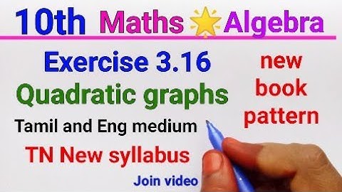 TN Samacheer 10th Algebra|exercise 3.16 1(i,ii,iii,iv,v,vi)| New syllabus| Mathsclasski