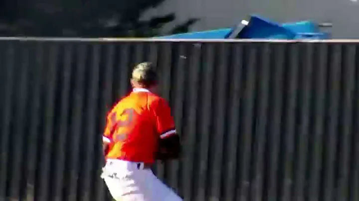 Shortstop Casey Chenoweth makes a webgem spinning ...
