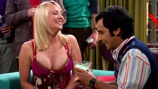 Raj talks to Penny for the first time - The Big Bang Theory