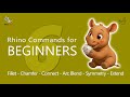 Rhino Commands for Beginners 06 - Fillet, Chamfer, Connect, Arc Blend, Symmetry, and Extend