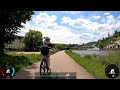 30 minutes Fat Burning Indoor Souke Cycling Workout from Mosel to Saar River Garmin 4K Video