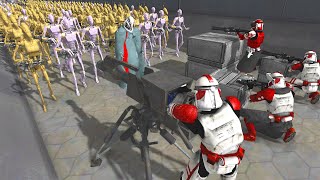 Can Clone Army hold DEATH TUNNEL vs Ship Boarding Invasion!? - Men of War: Star Wars Mod