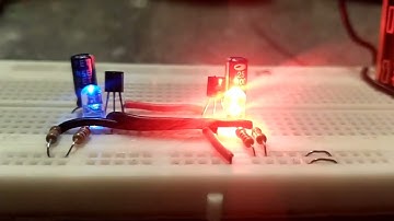 astable multivibrator using bc547 transistors