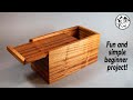 Woodworking: How to make a sliding lid box