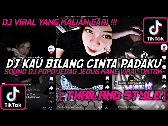 DJ KAU BILANG CINTA PADAKU || SINGKONG KEJU (THAILAND STYLE) SOUND DJ POPO 🎧 class=