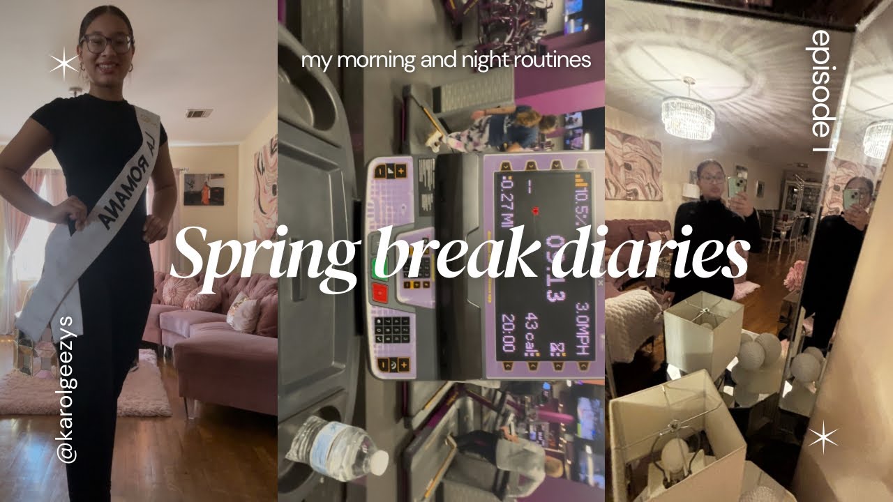 Spring break day 2: REALISTIC VLOG 📸 my real morning & night routines ...