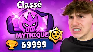 JE TRYHARD LE MODE CLASSÉ DE BRAWL STARS !! (Rush Mythique Solo)