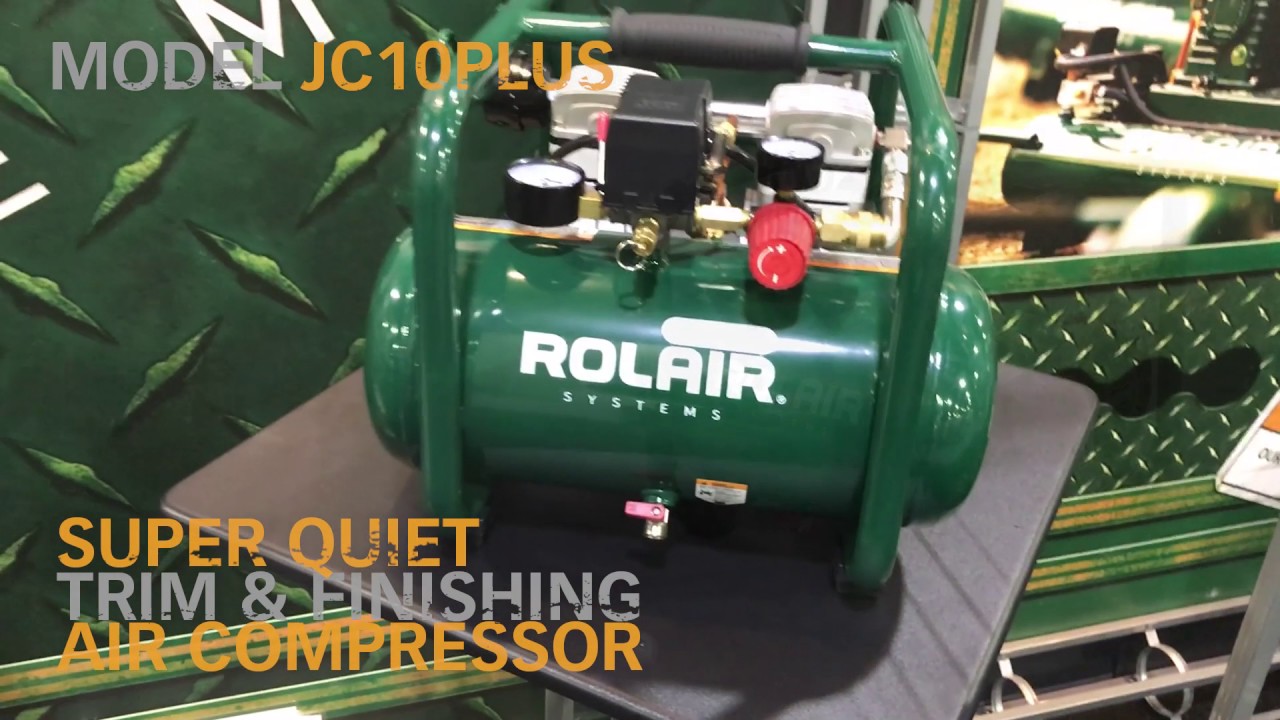 Rolair JC10 Plus 2.5 Gallon Portable Electric Air Compressor for Tires and  Tools 