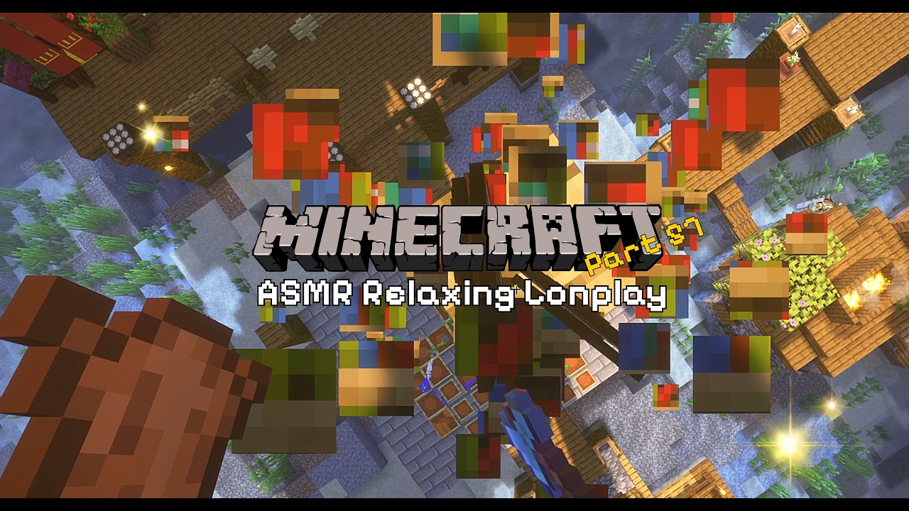 Minecraft ASMR ❤️- Doing chores at my base | Cave mining  | Relaxing Longplay😸 Part 57