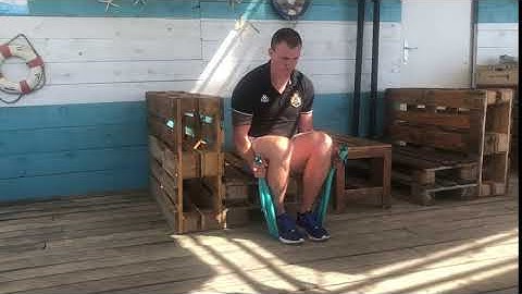 Towel Bicep Curl Hold - Upside Strength Exercise Library