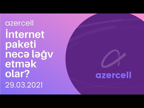 azercell internet paketleri legv etmek