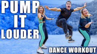 Pump It Louder - @tiesto & @BlackEyedPeas | @CalebMarshall | Dance Workout Resimi