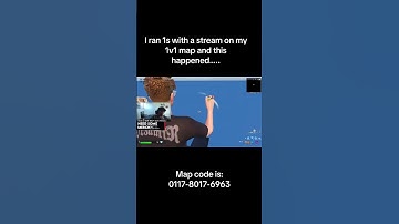 Streamer ran 1s with me in my 1v1 map and this happened …
