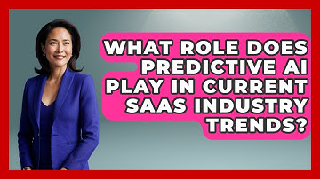 What Role Does Predictive AI Play in Current SaaS Industry Trends? | The SaaS Pros Breakdown News