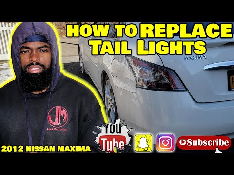 How to Replace Tail Lights 09-15 Nissan Maxima