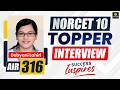 AIIMS NORCET Mains 10 Topper's Interview 🏆AIR 316🏆 | Debyani Lahiri Success Story | Utkarsh Nursing